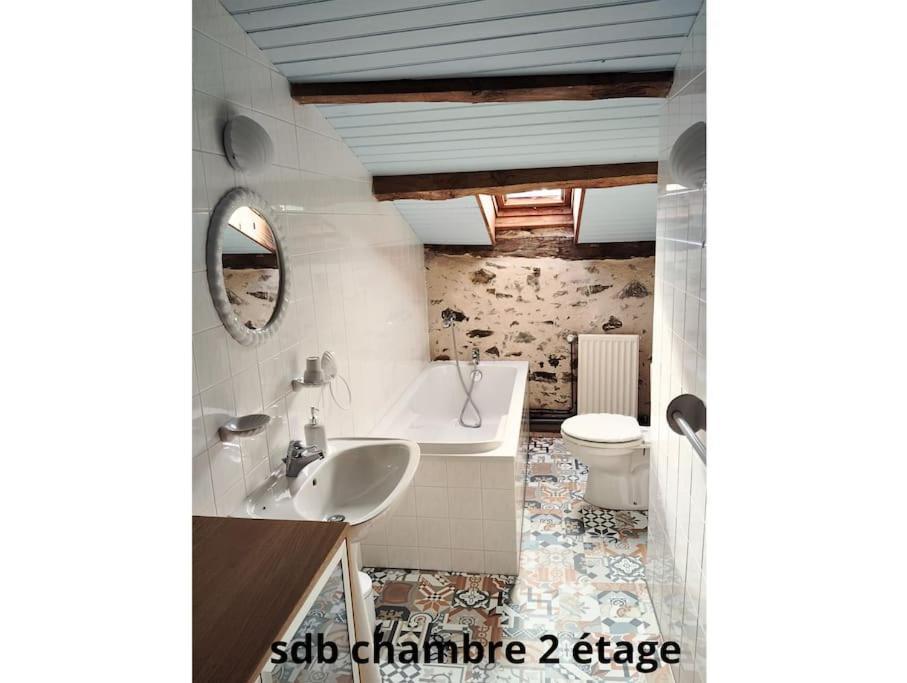 Vila La Longere Du Plessis Mornay, 30 Min Du Puy Du Fo, Wifi, Parking, Jardin La Foret-sur-Sevre Exteriér fotografie